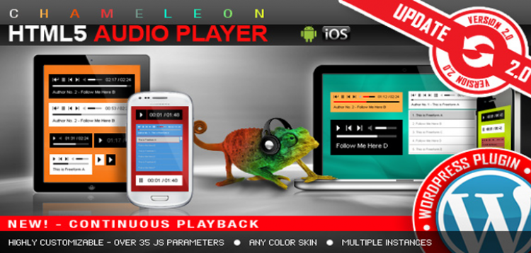Item cover for download HTML5 Audio Player WordPress Plugin