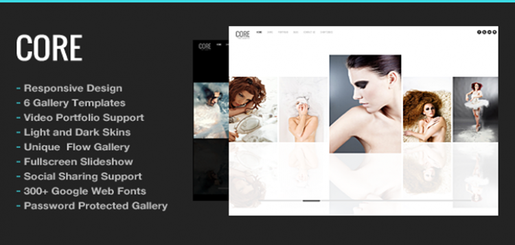 Item cover for download Core Minimalist Photography Portfolio