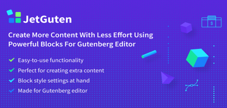 Item cover for download JetGuten — Blocks Set Addon for Gutenberg Editor