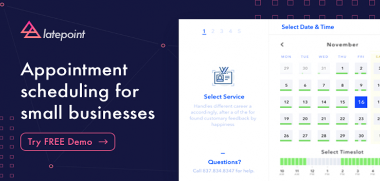 Item cover for download LatePoint - Appointment Booking & Reservation plugin for WordPress