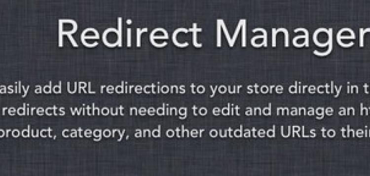 Item cover for download Redirect Manager OpenCart
