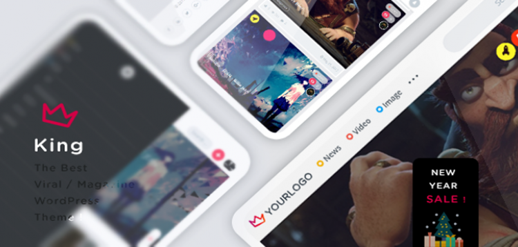 Item cover for download King - WordPress Viral Magazine Theme