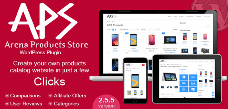 Item cover for download Arena Products Store - WordPress Plugin 