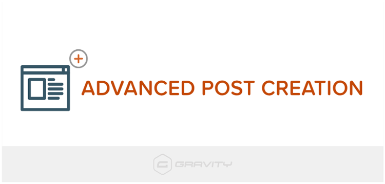 Item cover for download Gravity Forms - Advanced Post Creation Add-On