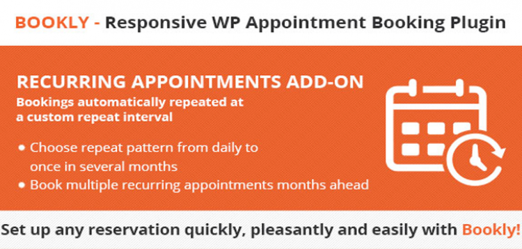 Item cover for download Bookly Recurring Appointments (Add-on)