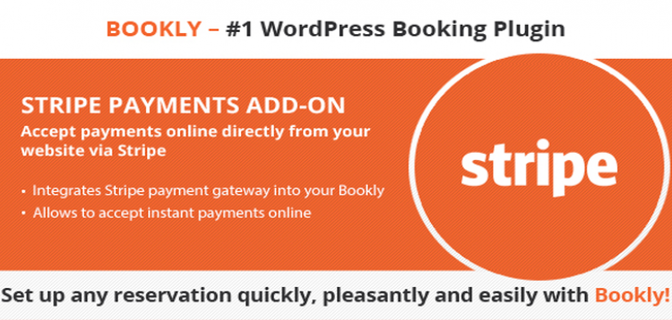 Item cover for download Bookly Stripe (Add-on)
