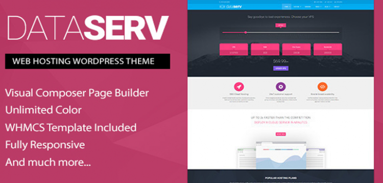 Item cover for download Dataserv - Professional Hosting WordPress Theme