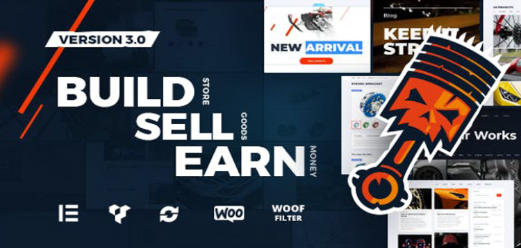 Item cover for download Motor – Vehicles, Parts, Equipments and Accessories WooCommerce Store