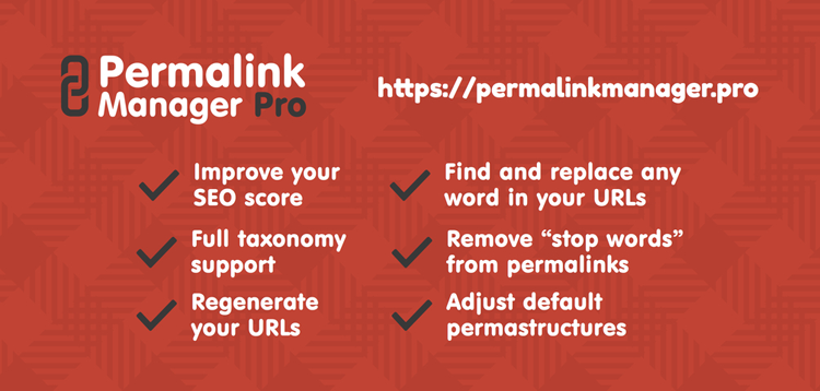 Item cover for download Permalink Manager Pro