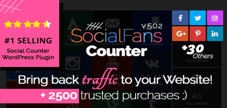 Item cover for download SocialFans - WP Responsive Social Counter Plugin