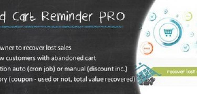 Item cover for download Abandoned Cart Reminder Pro