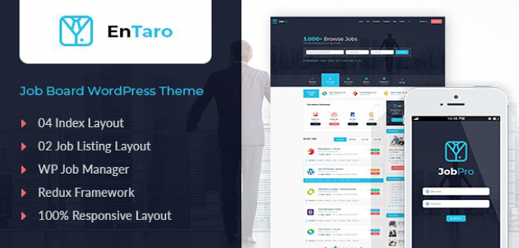 Item cover for download Entaro - Job Portal WordPress Theme
