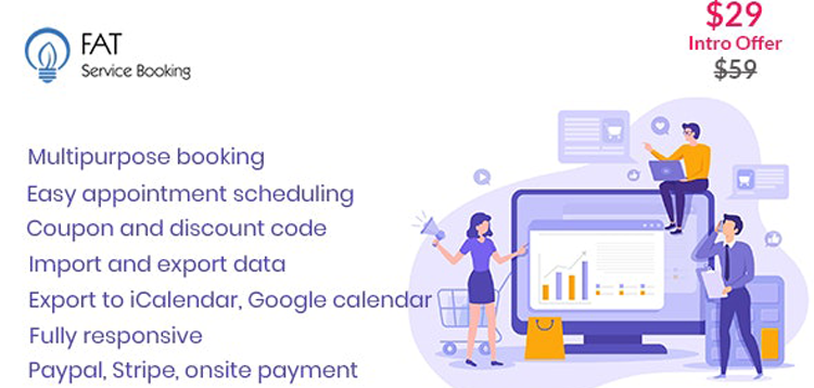 Item cover for download Fat Services Booking - Automated Booking and Online Scheduling