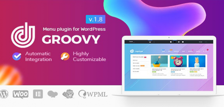 Item cover for download Groovy Mega Menu - Responsive Mega Menu Plugin for WordPress
