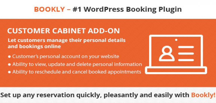 Item cover for download GDPR Solution – Bookly Customer Cabinet (Add-on)