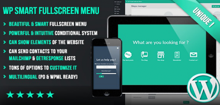 Item cover for download WP Smart Fullscreen Menu