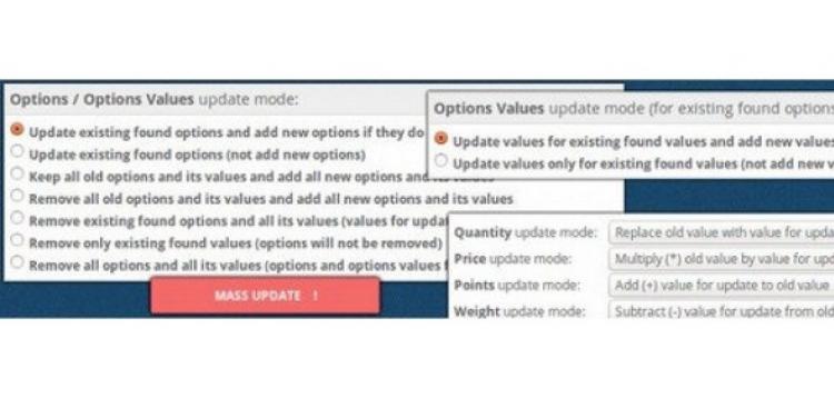 Item cover for download MASS Products Update: Options