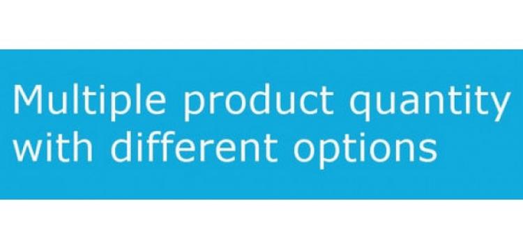 Item cover for download Multiple Product Quantity with Options OpenCart