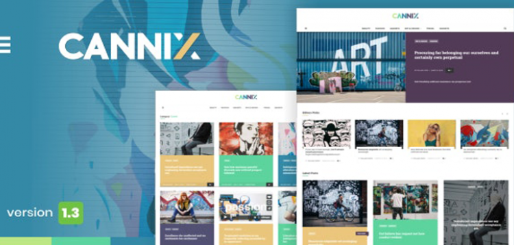Item cover for download Cannix - A Vibrant WordPress Theme for Creative Bloggers