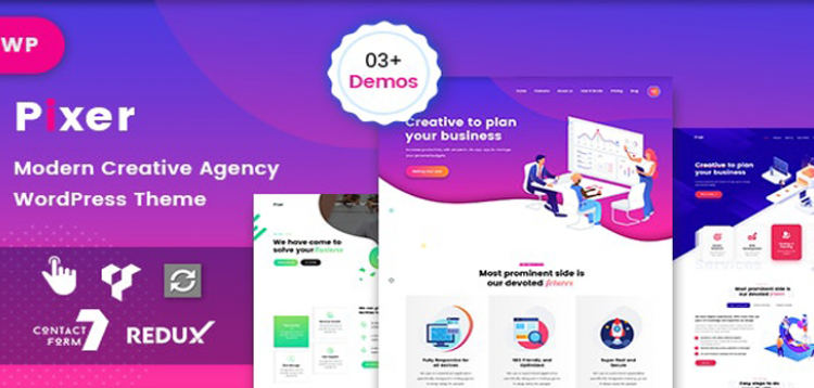 Item cover for download Pixer - Digital Agency WordPress