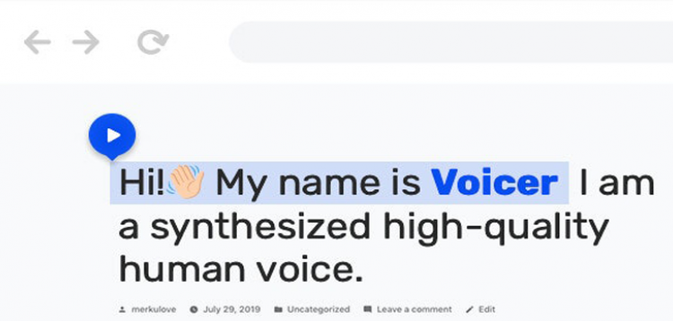 Item cover for download Voicer – Text to Speech Plugin for WordPress