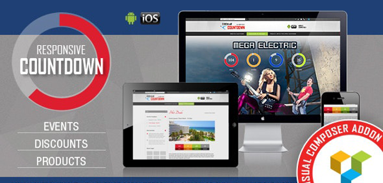 Item cover for download Visual Composer Addon - CountDown Timer PRO for WPBakery Page Builder