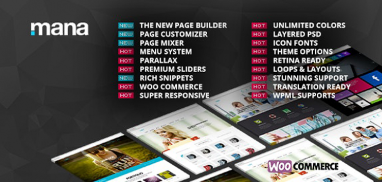 Item cover for download Mana - Responsive Multi-Purpose Theme