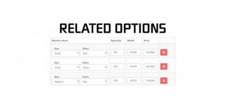 Item cover for download Related Options 2 [Vqmod] OpenCart