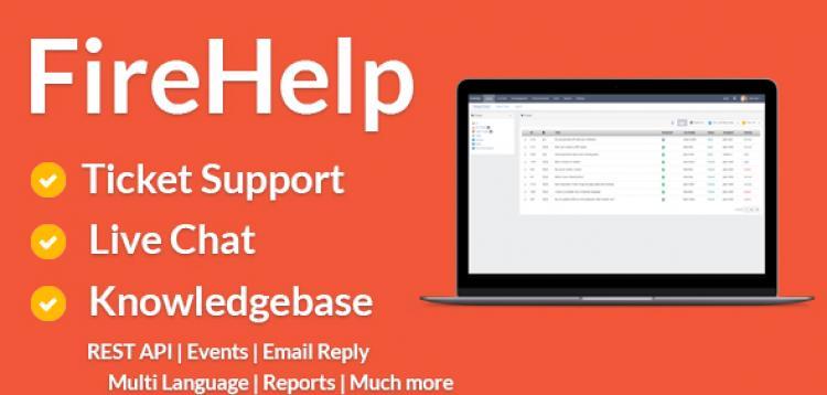 Item cover for download FireHelp - Tickets , Live Chat and Knowledgebase