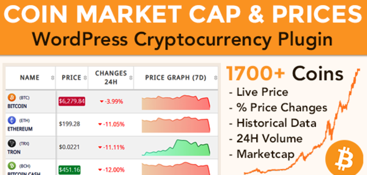 Item cover for download Coin Market Cap & Prices – Cryptocurrency Plugin