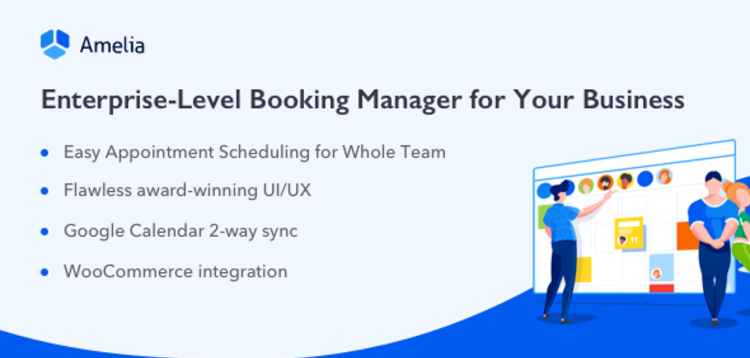 Item cover for download Amelia - Enterprise-Level Appointment Booking WordPress Plugin