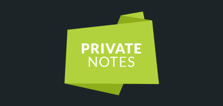 Item cover for download PRIVATE NOTES FOR AWESOME SUPPORT