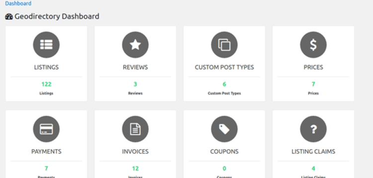 Item cover for download GEODIRECTORY – DASHBOARD