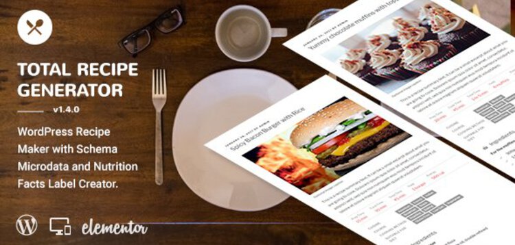Item cover for download TOTAL RECIPE GENERATOR FOR ELEMENTOR