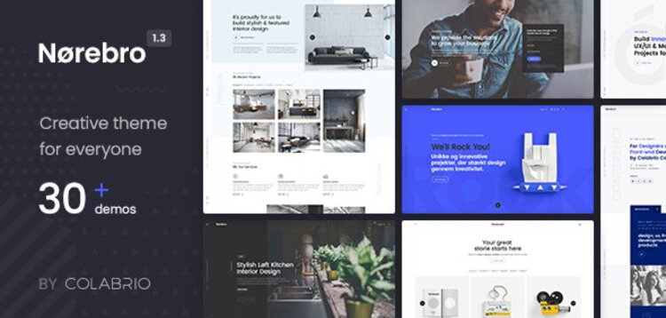 Item cover for download NOREBRO – CREATIVE PORTFOLIO THEME FOR MULTIPURPOSE USAGE