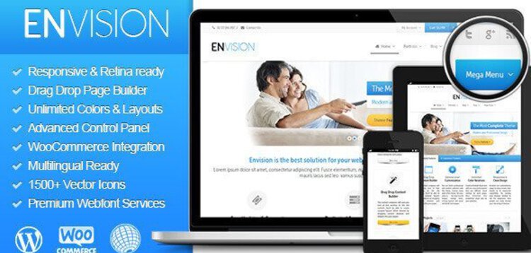 Item cover for download ENVISION – RESPONSIVE RETINA MULTI-PURPOSE THEME