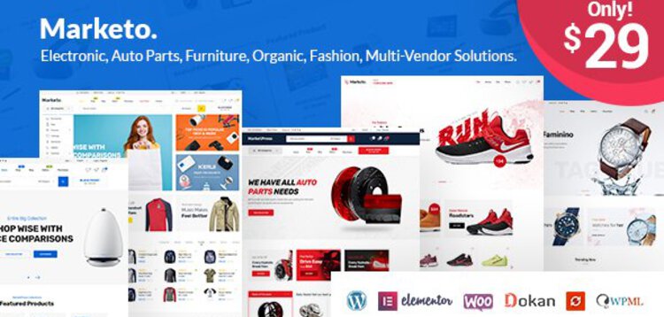Item cover for download MARKETO – ECOMMERCE & MULTIVENDOR MARKETPLACE WOOCOMMERCE WORDPRESS THEME
