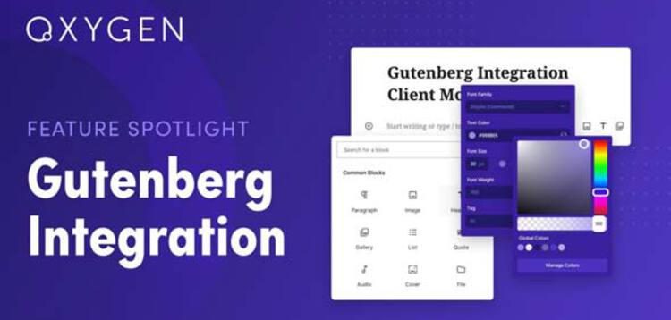 Item cover for download Oxygen Gutenberg Integration