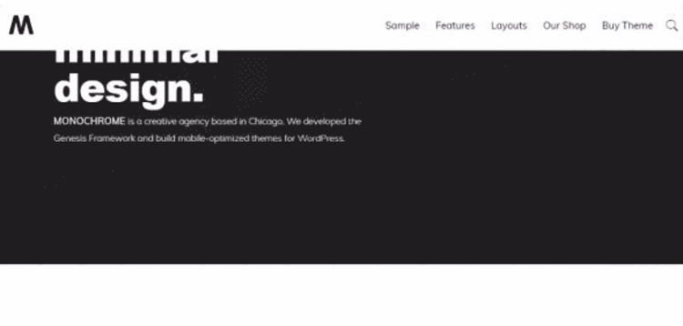 Item cover for download STUDIOPRESS MONOCHROME PRO THEME