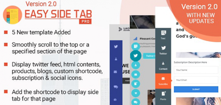 Item cover for download Easy Side Tab Pro - Responsive Floating Tab Plugin For Wordpress