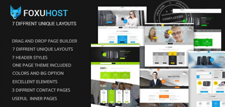 Item cover for download FoxuhHost - Web Hosting WordPress Theme