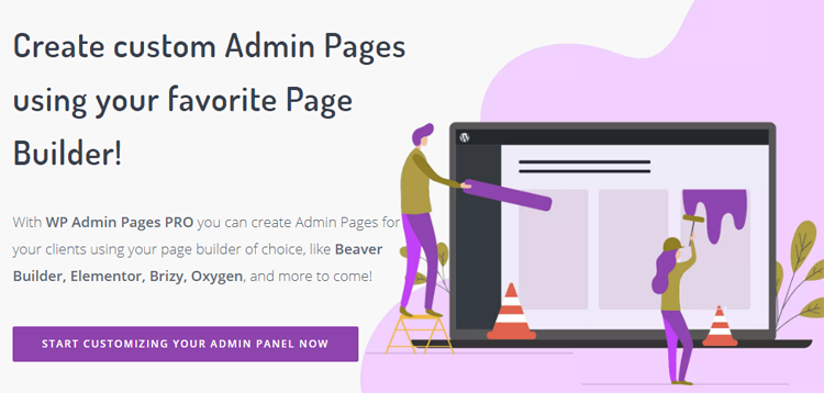 Item cover for download WP Admin Pages PRO