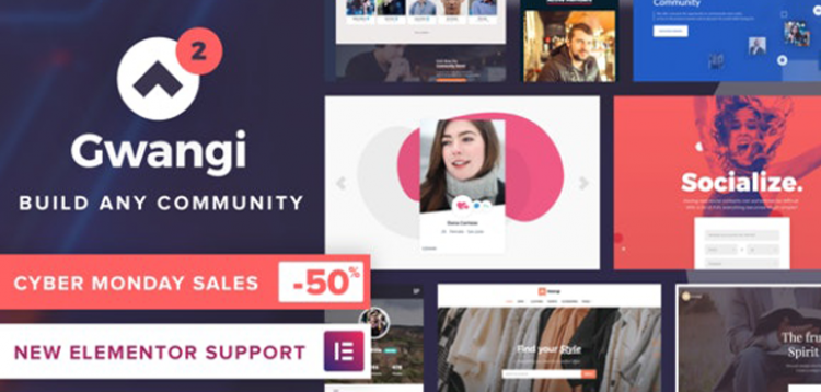 Item cover for download Gwangi - PRO Multi-Purpose Membership, Social Network & BuddyPress Community Theme