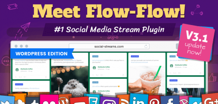 Item cover for download FLOW-FLOW – WORDPRESS SOCIAL STREAM PLUGIN