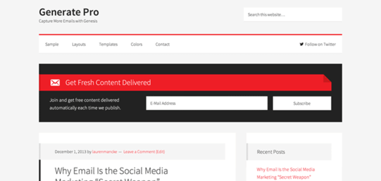 Item cover for download  Demo STUDIOPRESS GENERATE PRO
