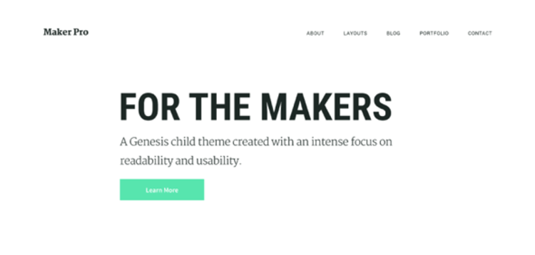 Item cover for download STUDIOPRESS MAKER PRO
