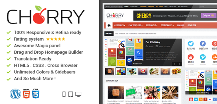Item cover for download News Cherry - News Magazine Newspaper