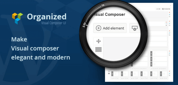 Item cover for download ORGANIZED – VISUAL COMPOSER UI
