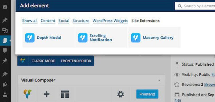 Item cover for download VISUAL COMPOSER EXTENSIONS POPUP AND NOTIFICATION