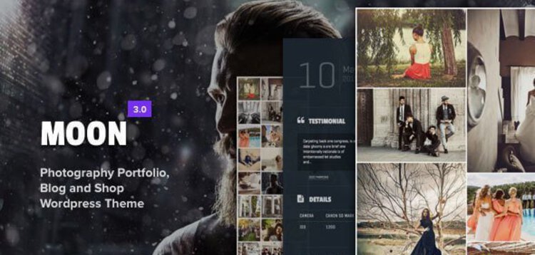 Item cover for download MOON – PHOTOGRAPHY PORTFOLIO BLOG & SHOP FOR CREATIVES